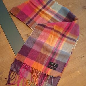 Kiltane Rainbow/Multicolour Plaid 100% Lambswool Scarf